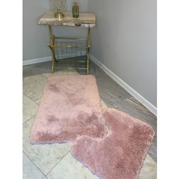   Heaven ružový dvojdielný kúpeľňový set kobercov 50x80 cm 