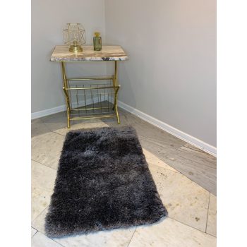 Heaven tmavosivý kúpeľňový koberec 50x80 cm 