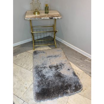 Heaven sivý kúpeľňový koberec 50x80 cm 