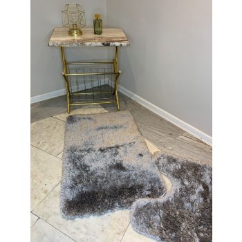   Heaven sivý dvojdielný kúpeľňový set kobercov 50x80 cm 