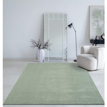 Sunny shaggy svetlozelený koberec 80x250 cm