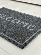 Welcome' antracitová rohož na nečistoty 40x70 cm