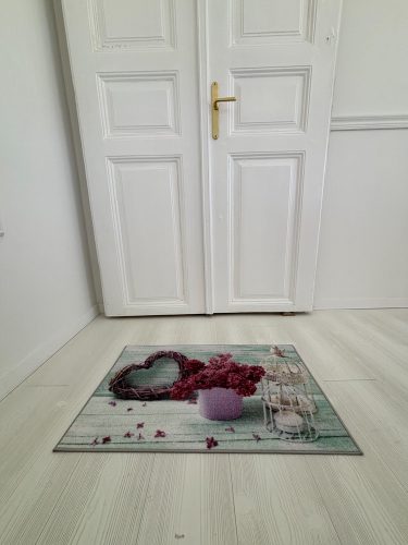 Rohož na nečistoty s kvetinovým vzorom 50x80 cm