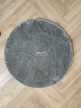 Stockholm mäkký okrúhly sivý shaggy koberec 67x67