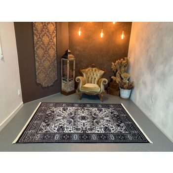 Prime PS962V1 čierny koberec 120x170 cm